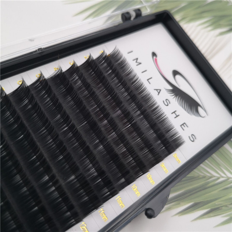 Wholesale high quality ellipse flat lash extensions in Europe-V